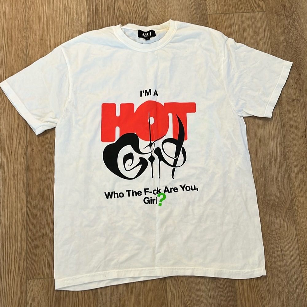 Charli xcx a24 hot girl tshirt
